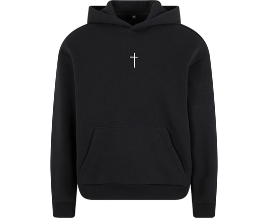 Get Right With God" Oversized Hoodie – Black