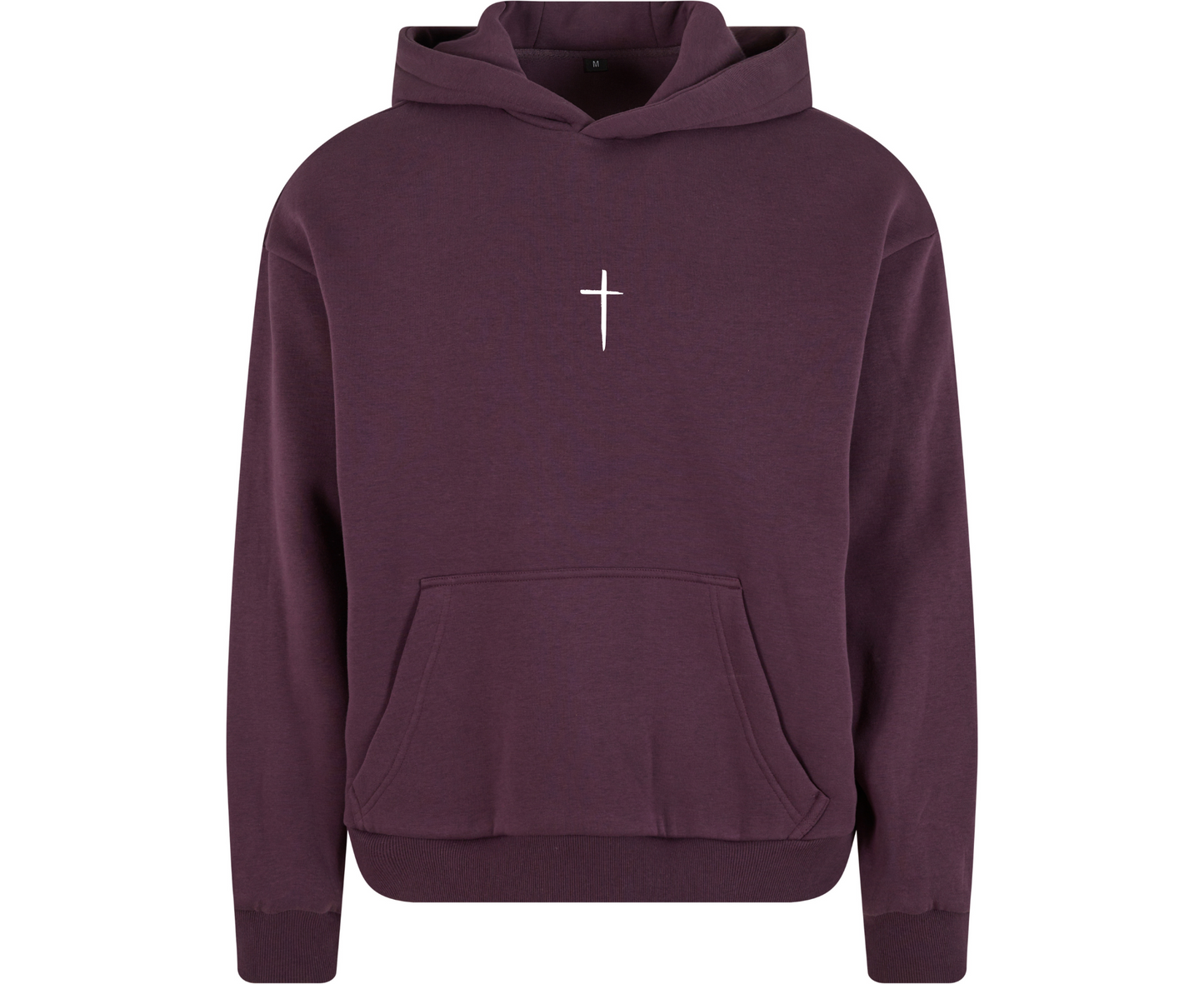 With God All Things Are Possible" Oversized Hoodie – Plum Purple